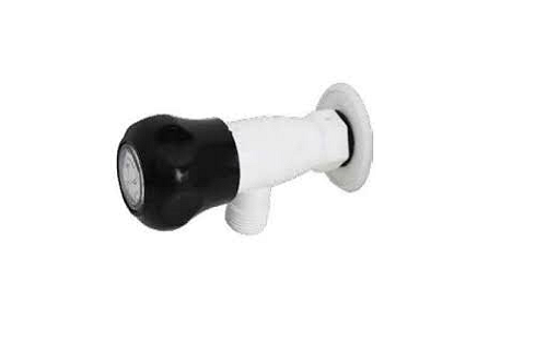 BRP Black Angle Cock PVC Tap