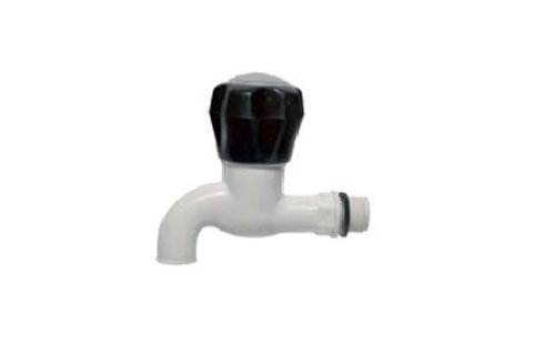 BRP Black Short Body Bib Cock Water Tap