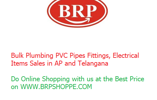 Bulk Plumbing and Electrical Items Sales Online from BRPShoppe in Hyderabad(TS)